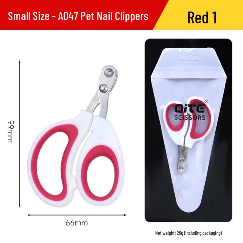 Dual-Use Round Mouth Nail Clippers for Cats & Dogs - Beginner Friendly, Double Hole Design