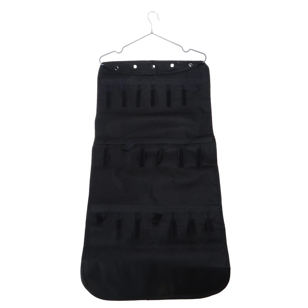 Dustproof Hanging Jewelry Organizer Double Sided Jewelry Storage Bag for Rings Earrings Necklaces Bracelets Durable