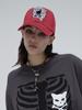 KEEMHII Peace Safety Pin Ball Cap - [Red]