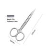 Multi-functional Stainless Steel Beauty Scissors: 10cm/14cm, Straight/Curved Tips, Suitable for Laboratory and Teaching