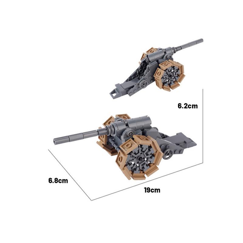 MOC Military Building Block Set Weapons War Army Accessories Soviet Army Characters Cannon Carts Launchers Tents Block Bricks Gift Presents Toy