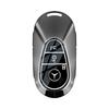 For Mercedes Benz C E S Class W223 W206 C260 C300 S400 S450 S500 Alloy Car Smart Remote Key Case Cover Leather Shell Fob Holder