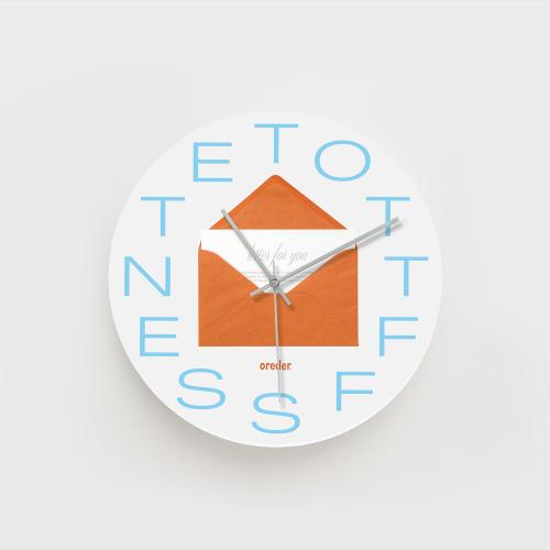[OREDER] OREDER Archive Clock letter Wall Clock NONE