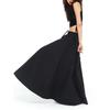 Thelight2025 Spring/Summer Versatile and Elegant Loose-Fitting Floor-Length A-Line Long Skirt with Wide Design and Large Hem Black Umbrella Skirt
