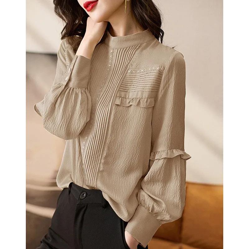 Women's French Long Sleeve Tops