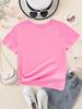 European Size Girl Gigi Told Me I Could Letter Print Fashionable Casual Versatile T-shirt