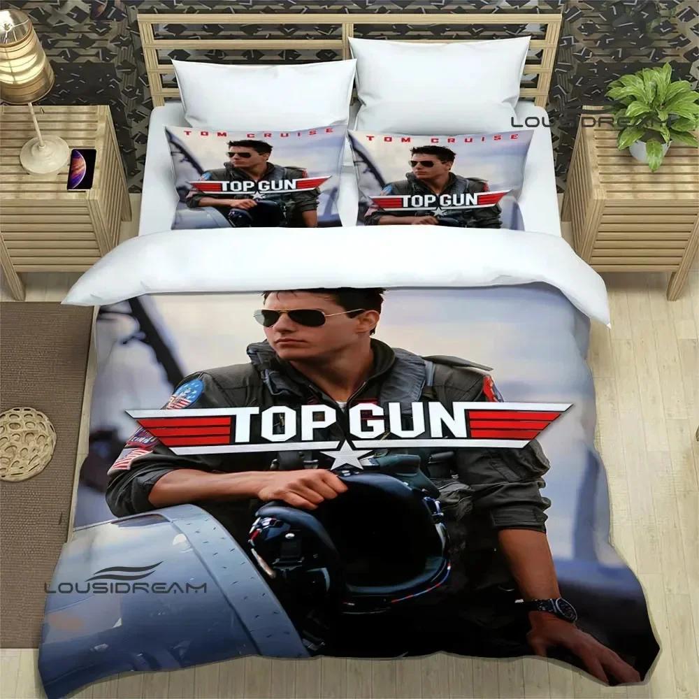 

Movie Top Gun Printed Bedding Sets exquisite bed supplies set duvet cover bed comforter set bedding set luxury birthday gift 70x133cm 2pcs