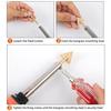 Car Bumper Plastic Repair Iron, Electric Iron Smoothing Tool, Welding Nozzle, Multiple Triangle Copper Tip, High Quality