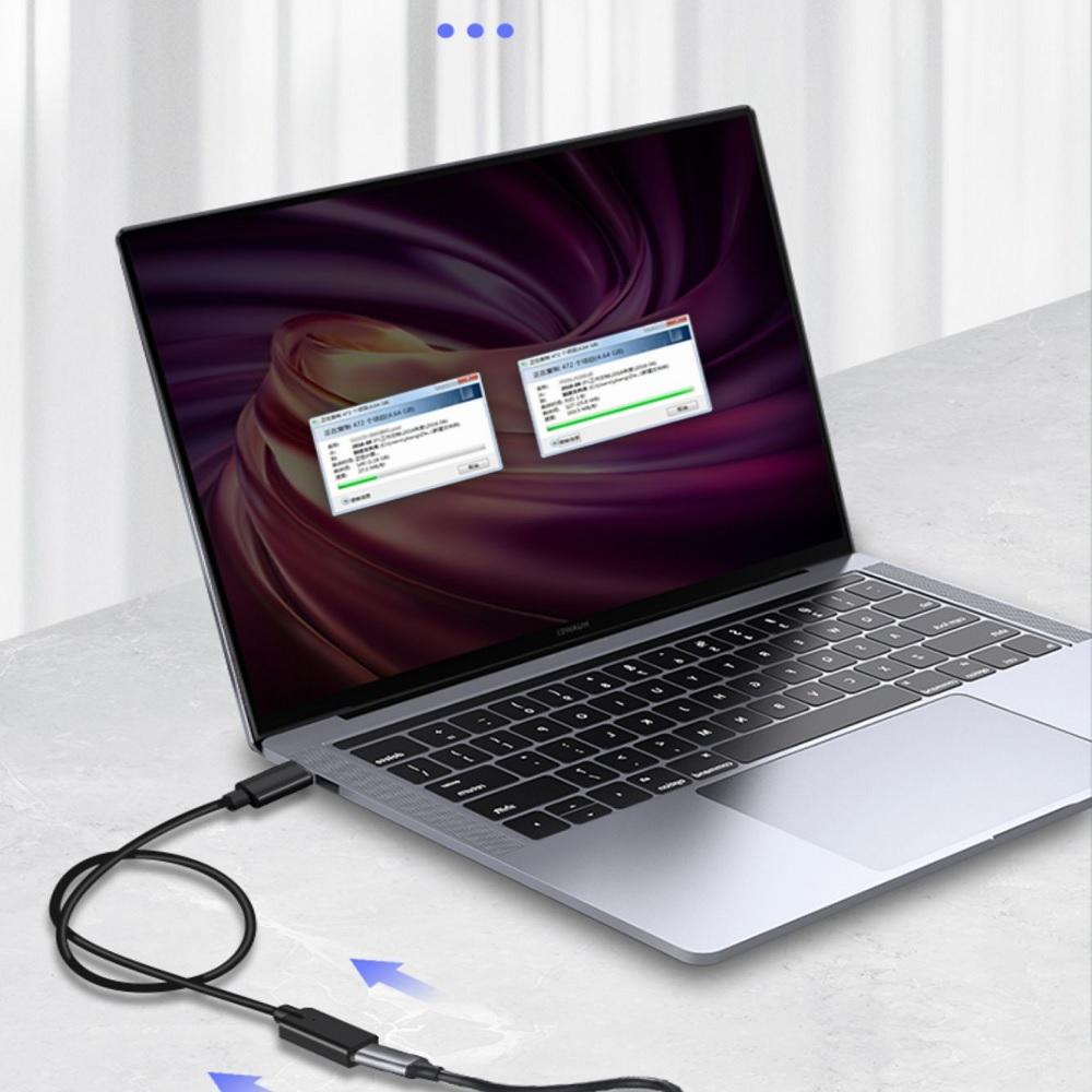 USB 3.1 Type C Male to Female Charging Data Extension Cable 30cm