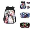 Large Capacity Demon Slayer Kimetsu No Yaiba Backpack With Durable Material And Stylish Design