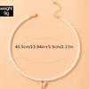 Women Simple Vacation Imitation Pearl Butterfly Clavicle Necklace