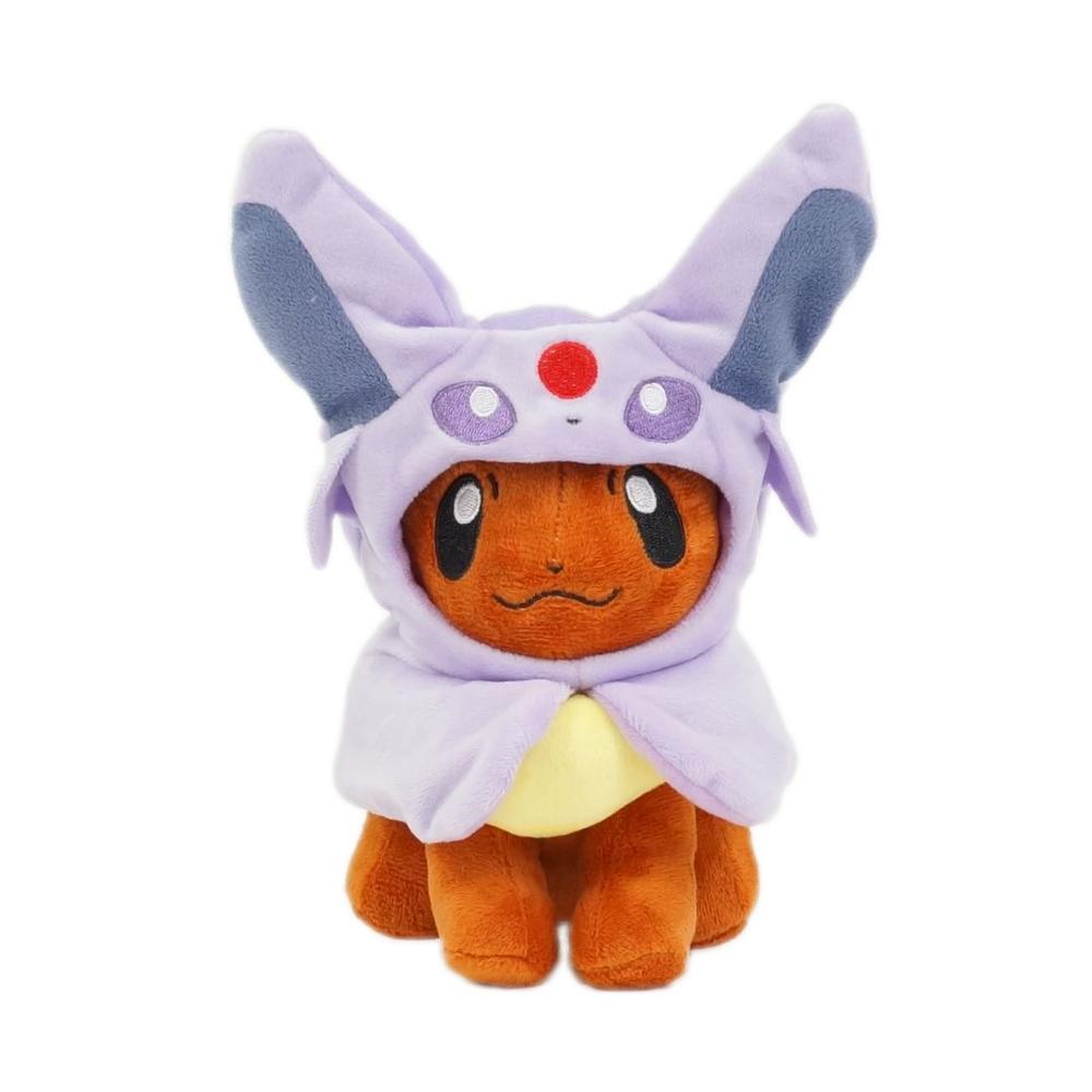 7 Stile 8" Pokemon Evoli Poncho Umbreon Espeon Blitza Voltobal Aquana Psiana Flamara Plüschtier Stofftiere