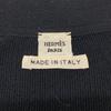 HERMES Genuine Japanese Stitch Design Serie Button 1B Long tops 34 Dark navyUsed