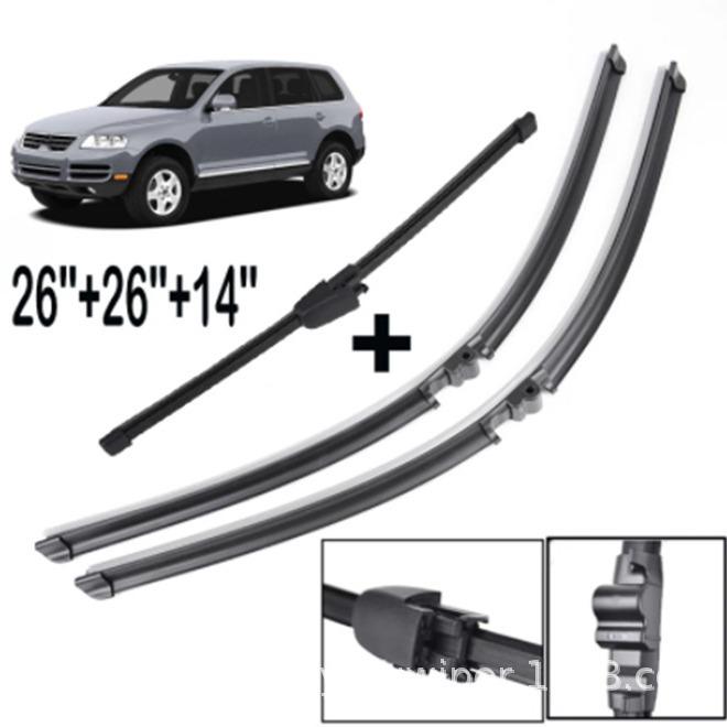 

Комплект передних и задних щеток стеклоочистителя для Volkswagen Touareg 2003-2006 Front pair