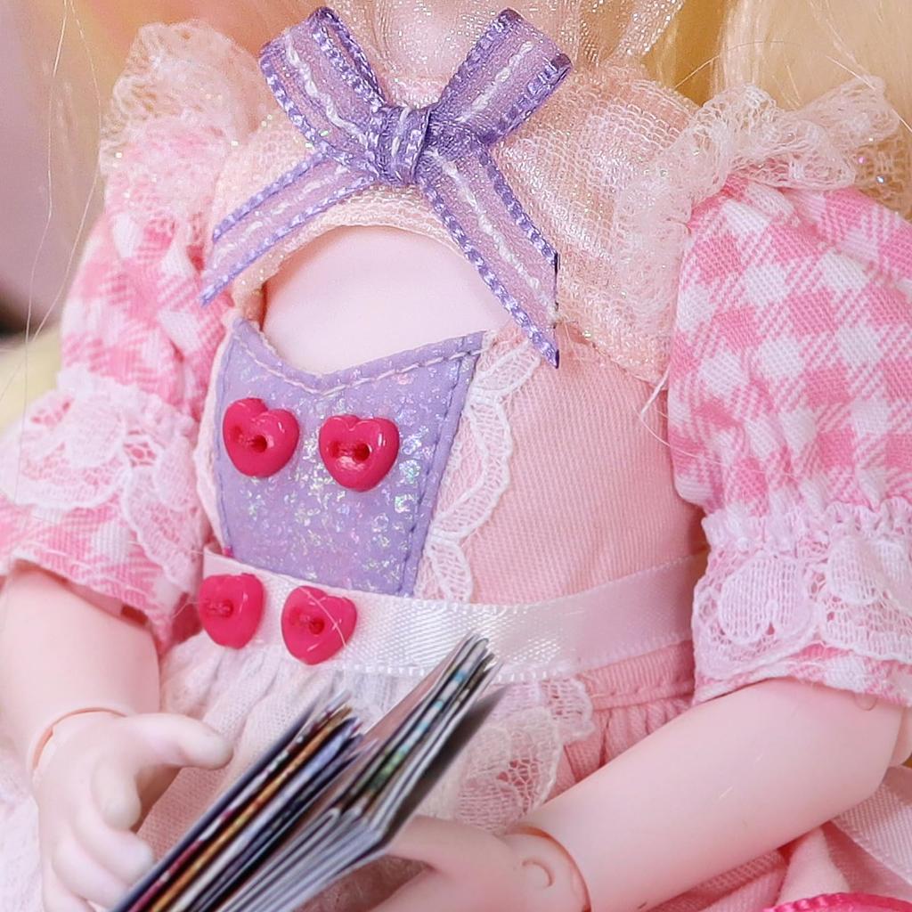 ICY Fortune Days BJD Doll Anime Style Doll Set with 28 Mechanical Perfect for DIY and Girl Doll 1/6 - Joints, Gifts, Decoration, Exercises,