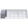 Vidaxl Outdoor Chicken Coop, 3X6X2 M, Galvanized Steel