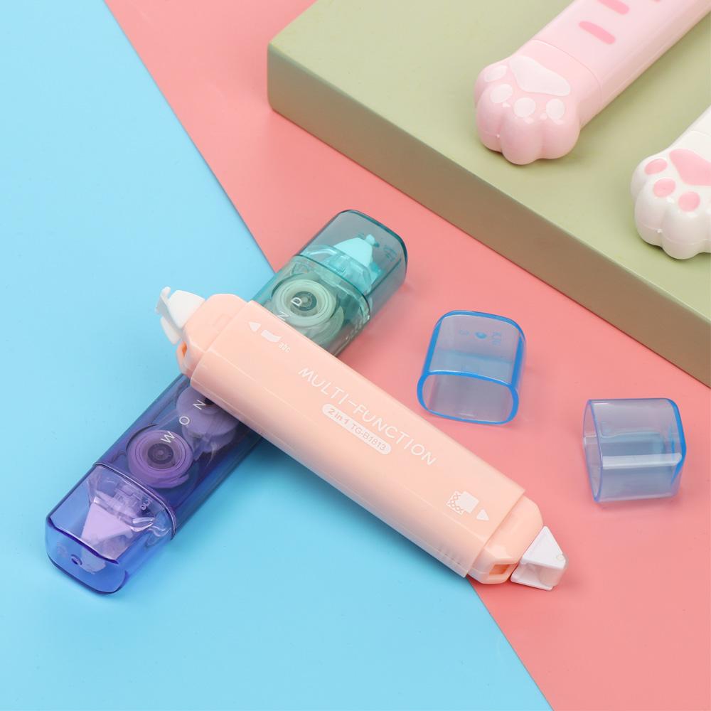 Decor Office Supplies Double Sided Adhesive Correction Tape Dots Stick Roller Glue Tape Dispenser