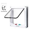 Cat Door 4 Way Locking Proof Pet Door For Interior Doors Cabinet Garage Doors 2Pc