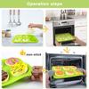 Axroad Mall 6-Compartment Heat-Resistant BPA-Free Silicone Donut Mold Set - 3 Colors, 27.5 x 17.5 x 3 cm, for Donuts, Cakes, Cookies, Muffins