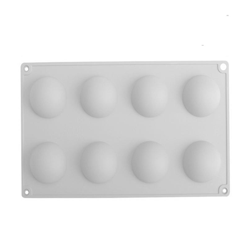 Round Spherical Mousse Mooncake Silicone Mold Round Ice Hockey Chocolate Small Round Ball