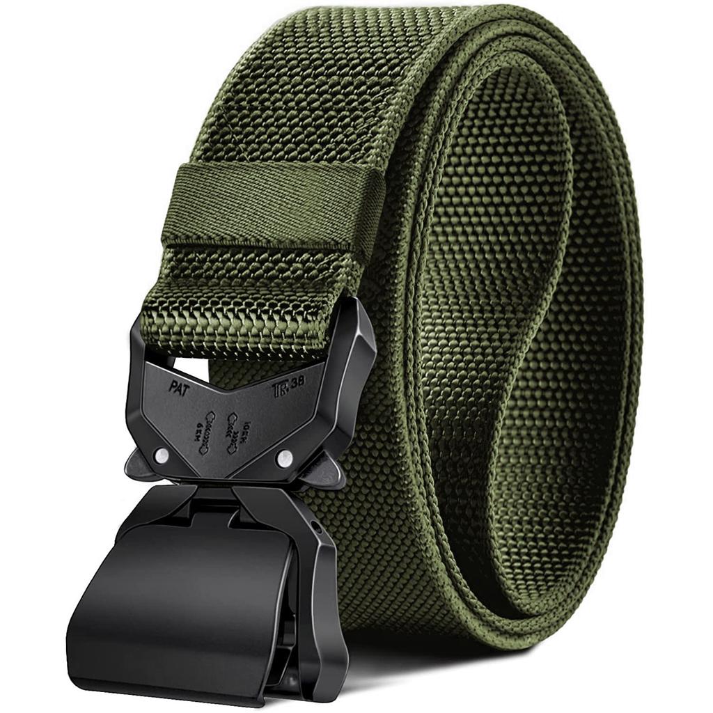 Pánský pásek s dvojitou rychloupínací přezkou z nylonu