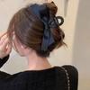 Fashion Bow Hair Claw Clips for Women Elegant Ponytail Braid Hair Clips Sweet Hairpins Shark Clip Girls Hair Accessories