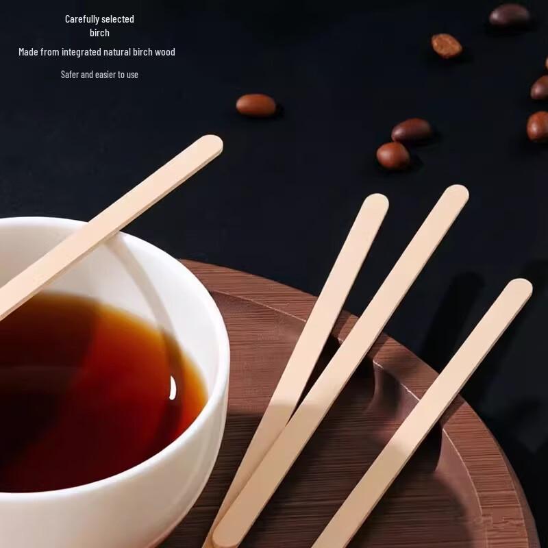 Individually Wrapped Wooden Coffee Stirrers