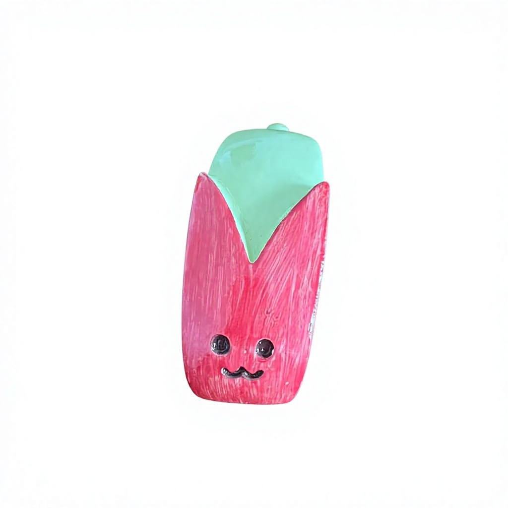 Fruit Art Deco Magnetic Resin Refrigerator Stickers Customized Cute Eco-Friendly Durable