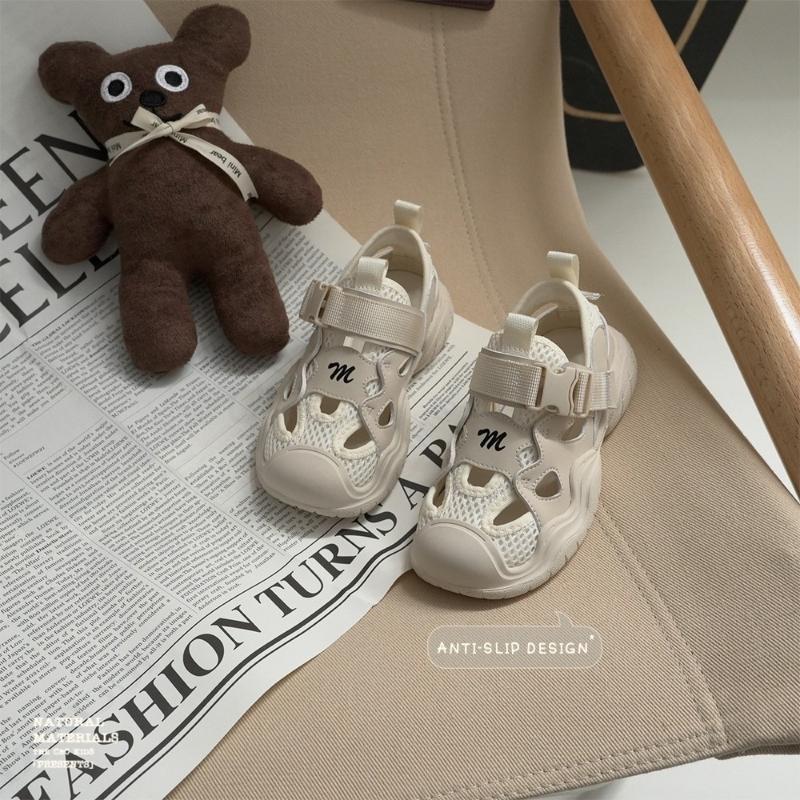 Fashion Girls' Shoes 2025 Summer New Kids Sandals Soft Soled Boys Mesh Shoes Simple Anti Slip Child Beach Shoe Zapatos De Mujer