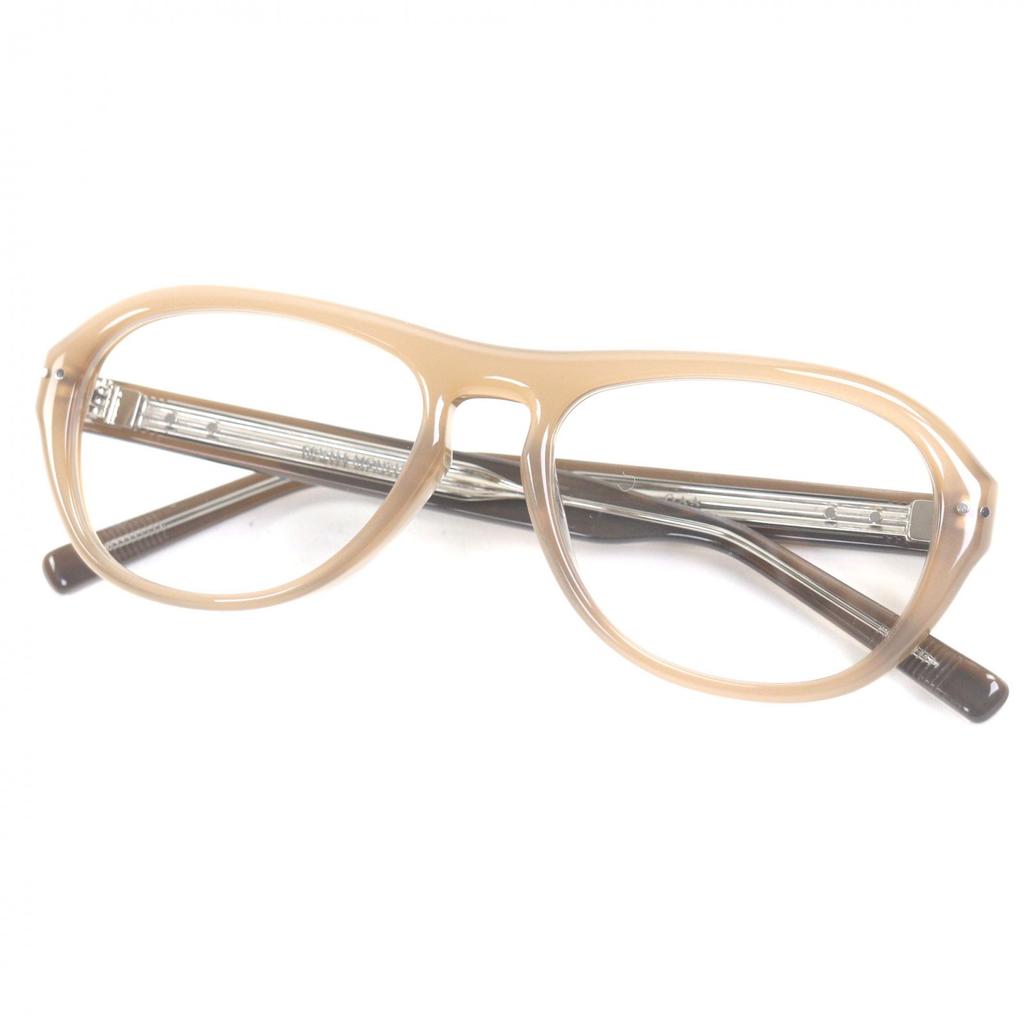 Excellent GENTLE MONSTER Glasses OAA Aviator Glasses Clear brown mens Used