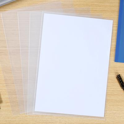 15/50 Stück Dokumententasche Wasserdichter Ordner A4 Klarer Mappen-Display-Ordner L-Typ Plastik Projektmappen Wiederverwendbare Lebenslauf-Hüllen