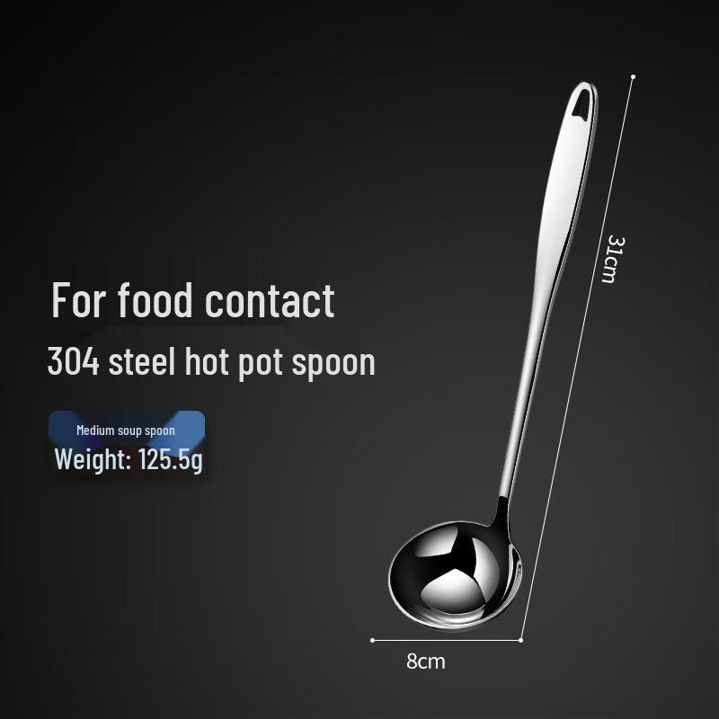 ZISIZ Edelstahl Schlitzlöffel Set