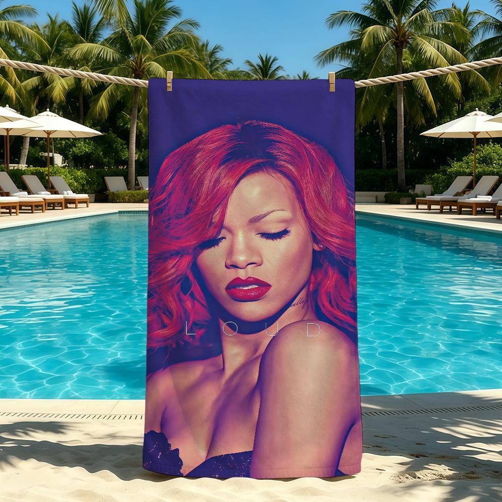 Hot Singer R-RIHANNA-ES Towel For Outdoor Camping Beach Towel Super Absorbent Quick-Drying Summer Towel