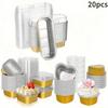 Aluminum Foil Pans with Lids Disposable Foil Food Containers Mini Loaf Pans Great for Cooking Heating Storing Baking Tools