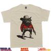 Cowboy Pug Dog Funny Western Outfit Red Pug Cowboy Meme T-Shirt