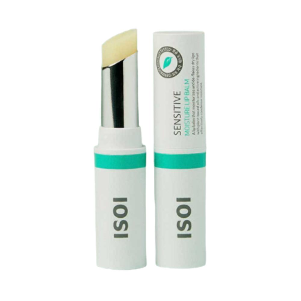 ISOI Sensitive Moisture Lip Balm 5g x 2pcs - Transparent & Hypoallergenic Hydration