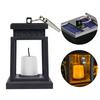 1pcs Retro Palace Lantern Outdoor Solar Lights Hanging Candle Lamps Landscape Yard Light Garden Decor Balcony Terrace Lamp