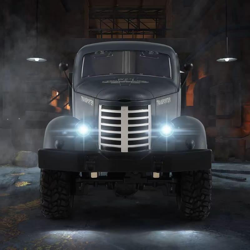 New 1/16 Full Scale RC Truck High Simulation Military Climbing Vehicle 6WD Off-Road 2.4G Remote Control Military Vehicle Toy Adult Children Gift Boys