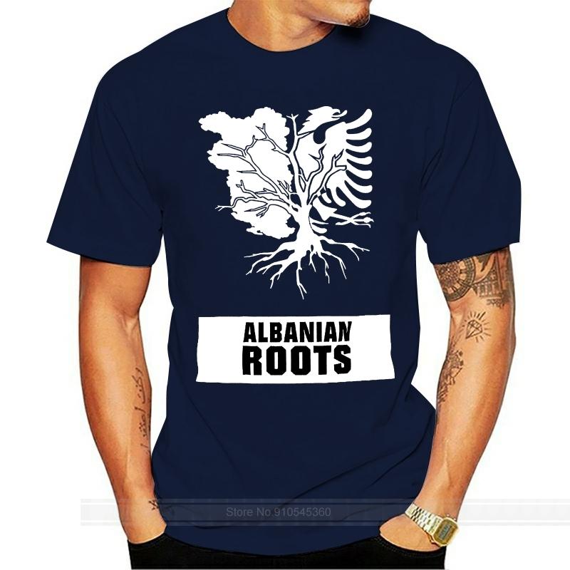 Albanian Albania Roots TShirt male brand teeshirt men summer cotton t shirt fashion tshirt men cotton brand teeshirt S