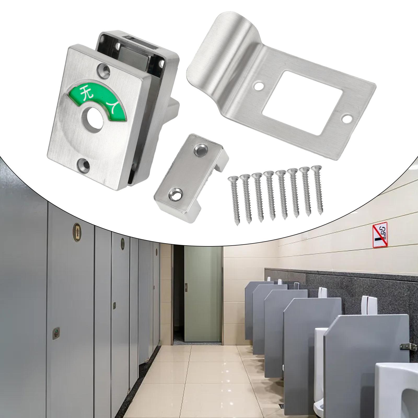 

Partition Door Lock with Aluminum Alloy Material and Occupied Indicator for Bathroom Cubicle Doors in Airports Offices Hospitals China Mainland