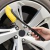 Car Wheel Wash Brush Anti Scratch Long Handle Ergonomic Soft Bristles Car Wheel Rim Detailing Brush