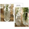 12Pcs Glass Bud Vases Small Vases for Centerpieces Mini Flower Vases Bulk for Rustics Wedding Home Table Decorations
