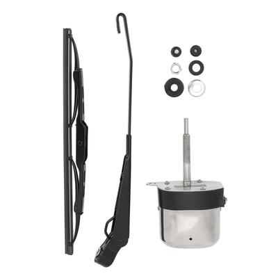 12V 105 Degrees  Rotating Windshield Wiper Motor Kit Universal Electric Wiper Arm Motor Set for Tractor