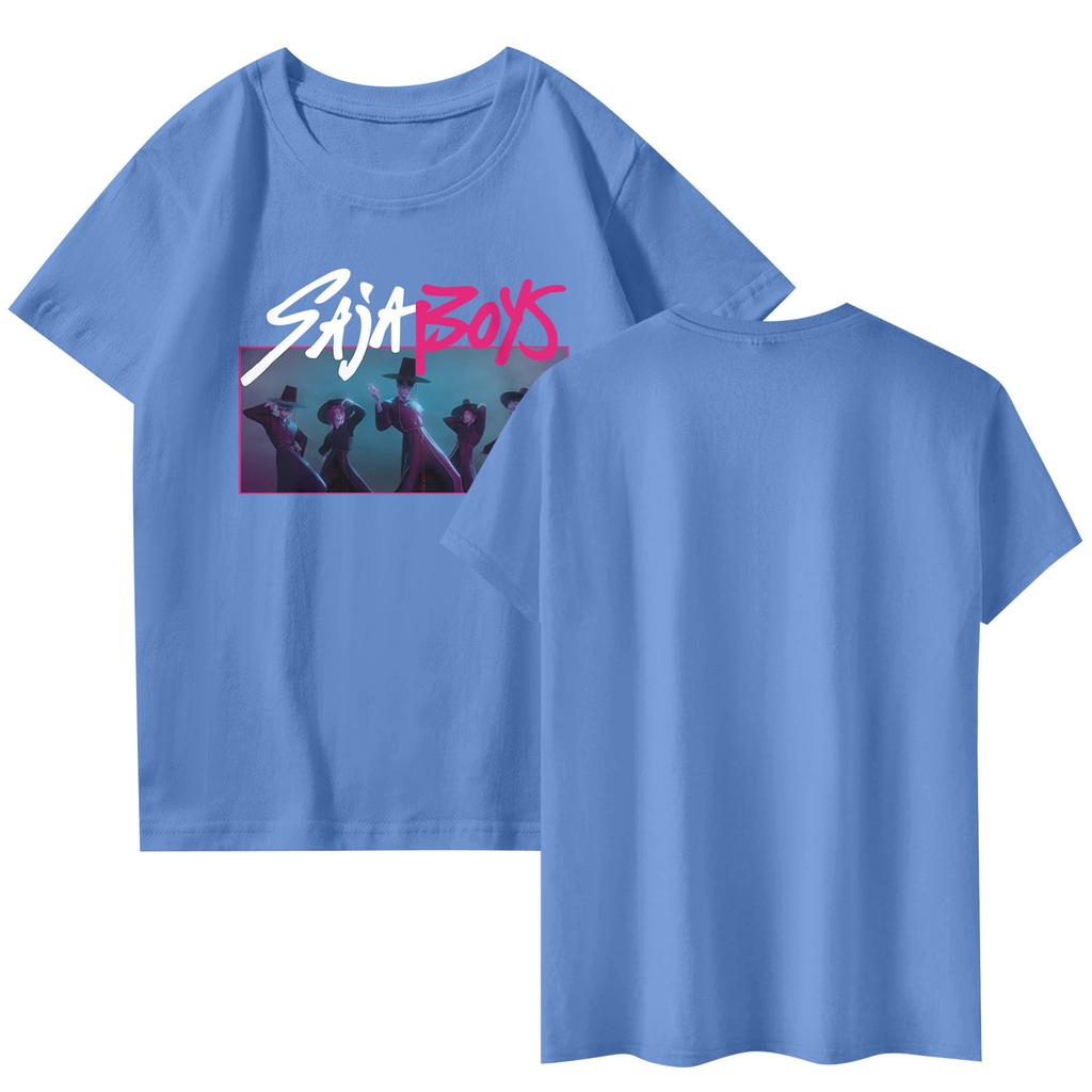 Fashionable Round Neck Short Sleeve Work Clothes Printed Tops For Womens Summer Tops