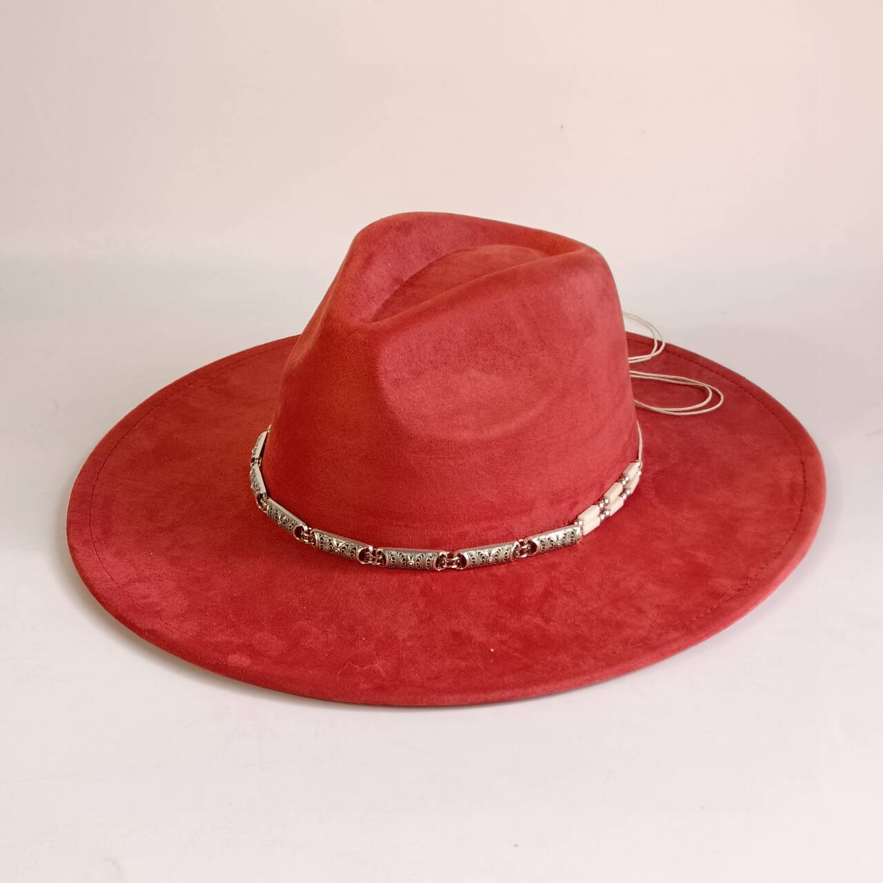 Suede felt hat in light beige vintage and stylish soft felt hat Panama hat fedora hat church hat shapka chapeau homme M56-58CM