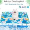 Ice Silk Pet Cooling Mat Breathable Cat Sleeping Pad Comfortable Dog Bed  Summer