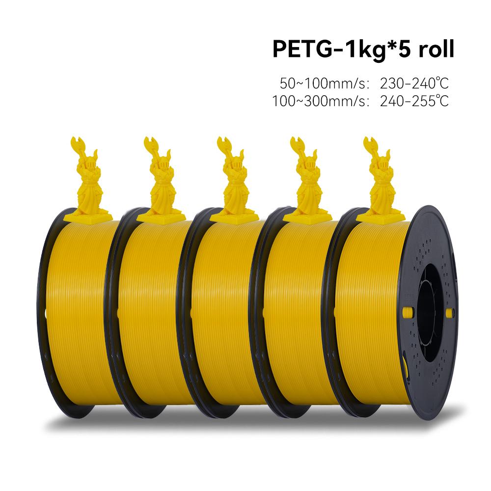 

KEEPANG 5KG PETG 3D Printer Filament 1.75mm High Toughness Neatly Wound 3D Printing Material DIY Crafts Tools for 3D Printer