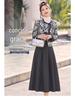 Spring 2025 Women's Embroidered Two-Piece Set: Short Jacket & Half Skirt