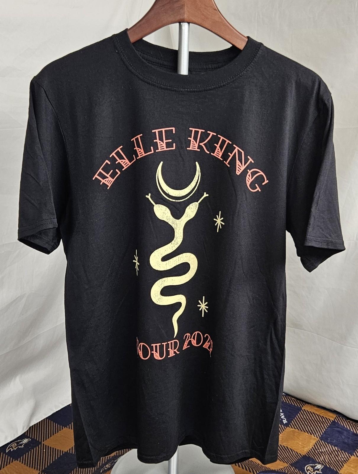 Elle King 2022 Concert Graphic Sizes Small & Medium Black Unisex T-Shirt XL
