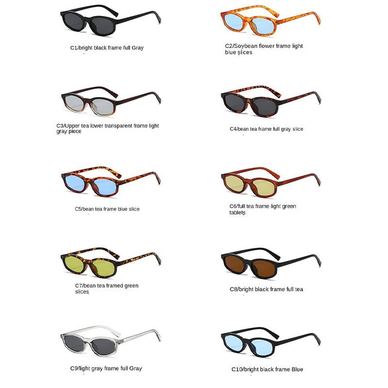 Classic Oval Sunglasses Women Men Vintage Fashion Luxury Brand Designer Sun Glasses Driving Fishing Lady Man Glasses UV400